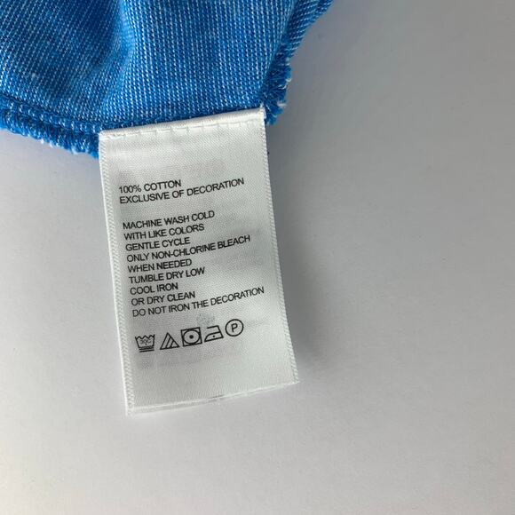 Tommy Bahama Blue White Stripe Short Sleeve T-Shirt Size M - Picture 7 of 16